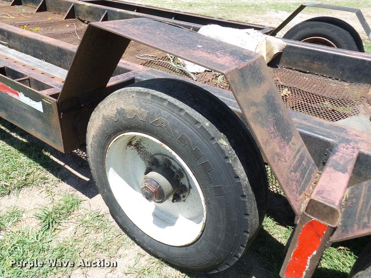 image for item CA9060 1992 shop built drop deck trailer