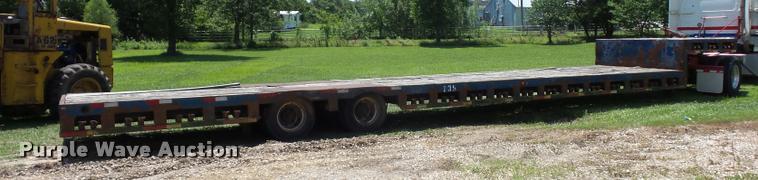 image for item CA9062 1993 Landoll drop deck trailer