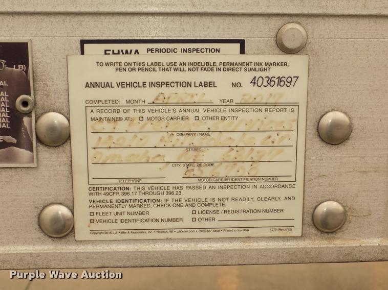 image for item DA3036 2014 Utility 3000R refrigerated van trailer