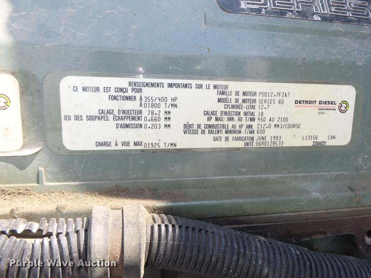 image for item DB1398 1993 Freightliner FLD semi truck