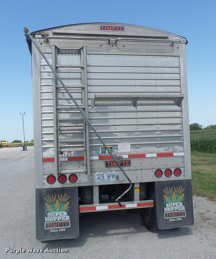 image for item DB1421 2015 Timpte double hopper bottom grain trailer