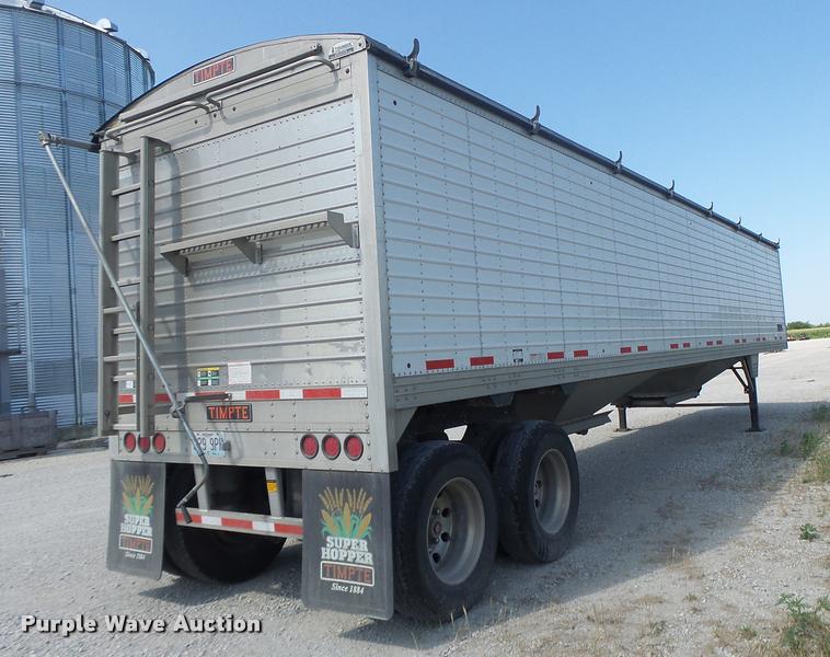 image for item DB1421 2015 Timpte double hopper bottom grain trailer