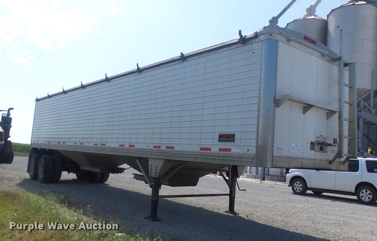image for item DB1421 2015 Timpte double hopper bottom grain trailer