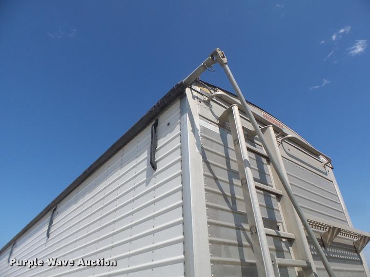 image for item DB1421 2015 Timpte double hopper bottom grain trailer