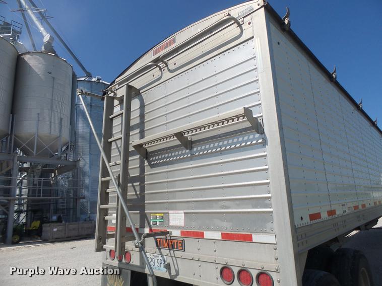 image for item DB1421 2015 Timpte double hopper bottom grain trailer