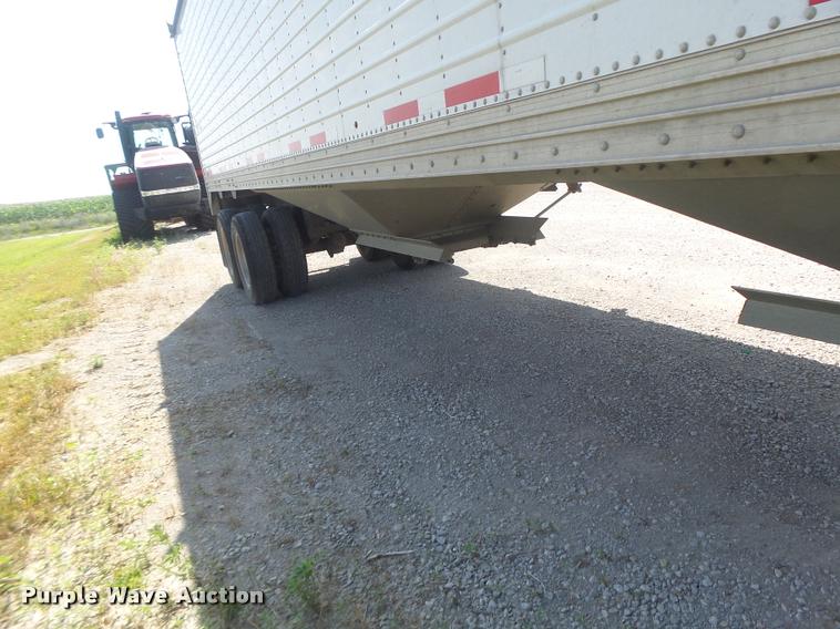 image for item DB1421 2015 Timpte double hopper bottom grain trailer