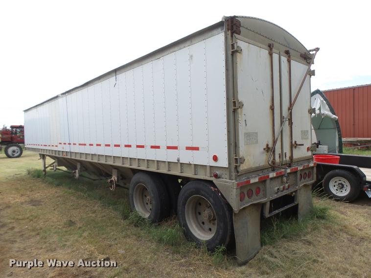 image for item DB2713 1982 Hopp triple hopper bottom grain trailer