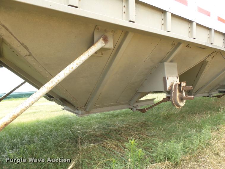 image for item DB2713 1982 Hopp triple hopper bottom grain trailer