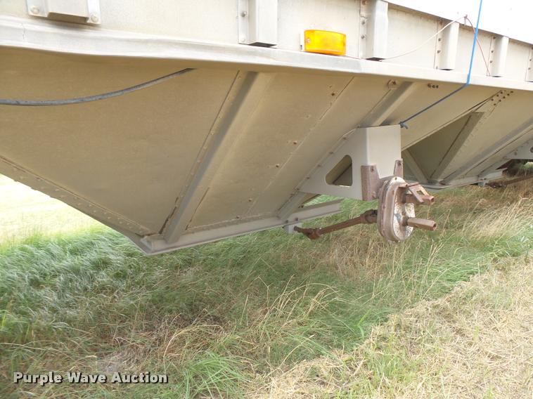 image for item DB2713 1982 Hopp triple hopper bottom grain trailer