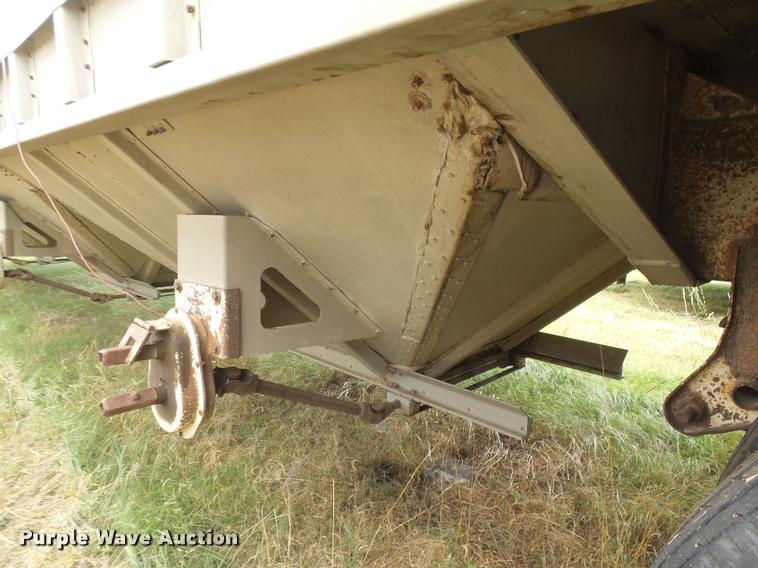 image for item DB2713 1982 Hopp triple hopper bottom grain trailer