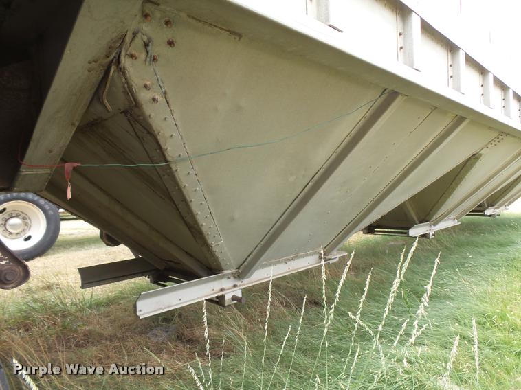 image for item DB2713 1982 Hopp triple hopper bottom grain trailer
