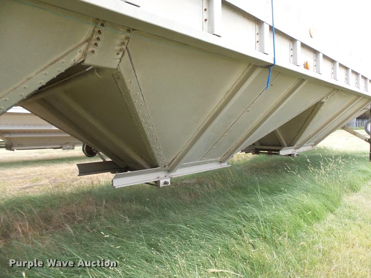 image for item DB2713 1982 Hopp triple hopper bottom grain trailer