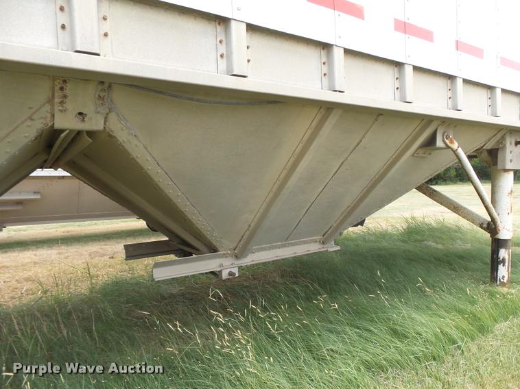 image for item DB2713 1982 Hopp triple hopper bottom grain trailer