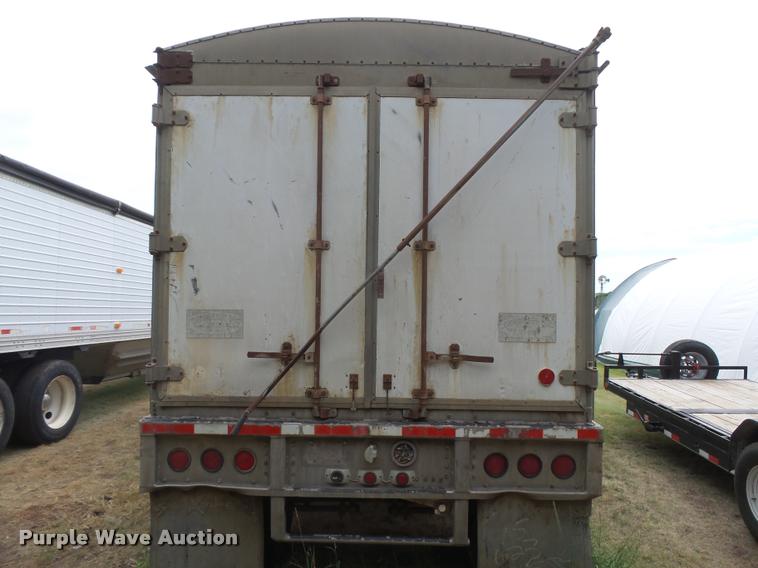 image for item DB2713 1982 Hopp triple hopper bottom grain trailer