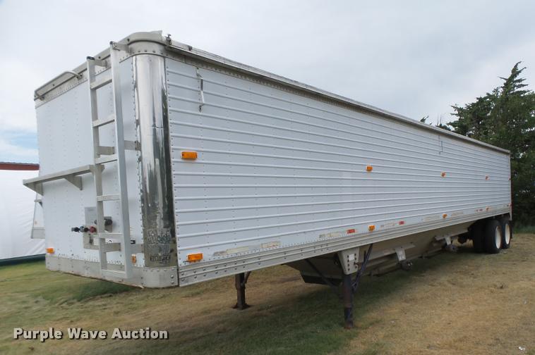 image for item DB2714 1996 Timpte double hopper bottom grain trailer