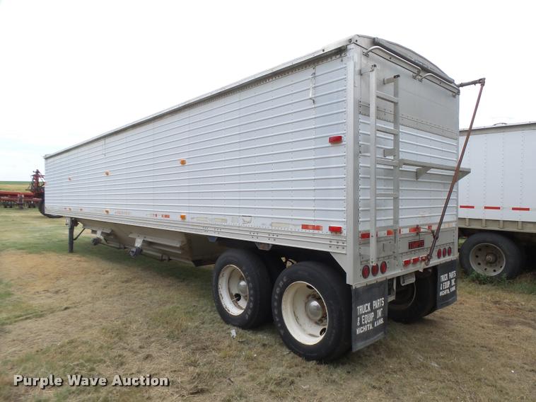 image for item DB2714 1996 Timpte double hopper bottom grain trailer