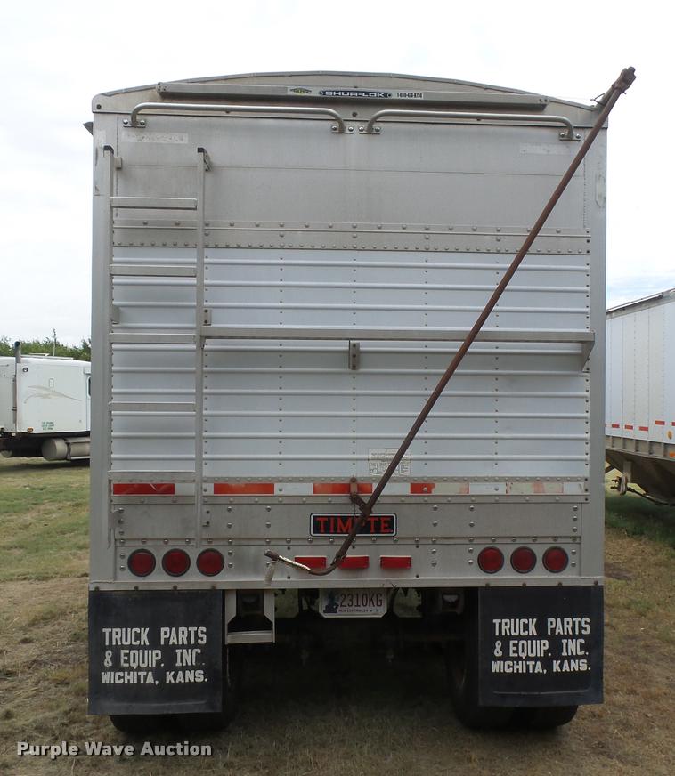 image for item DB2714 1996 Timpte double hopper bottom grain trailer