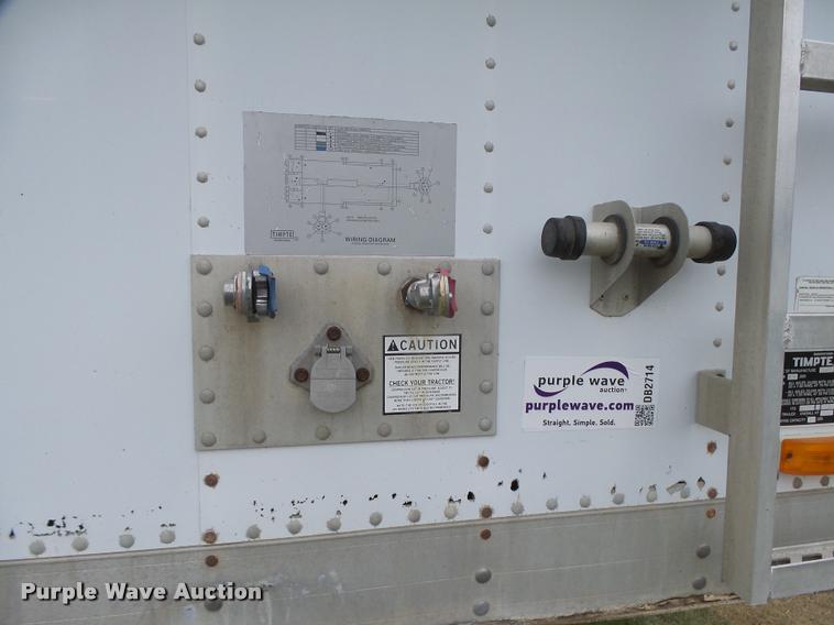 image for item DB2714 1996 Timpte double hopper bottom grain trailer