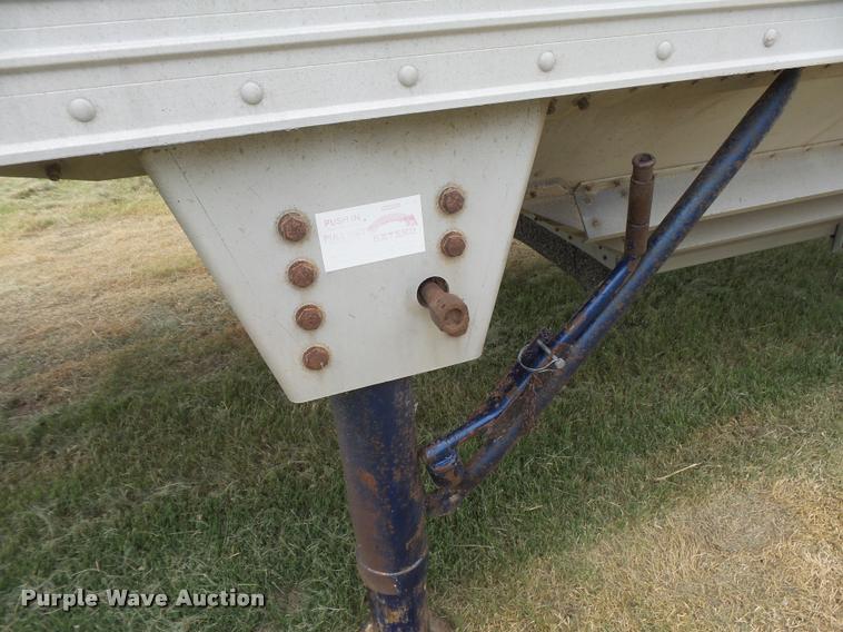 image for item DB2714 1996 Timpte double hopper bottom grain trailer