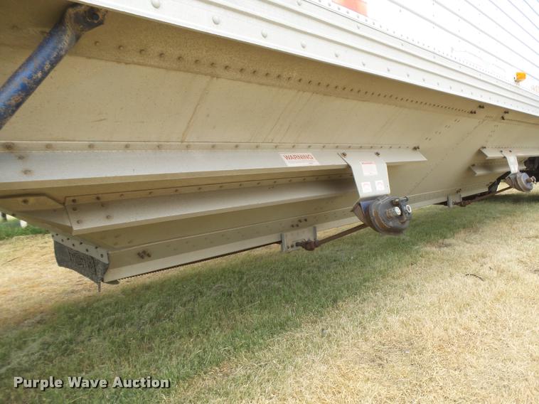image for item DB2714 1996 Timpte double hopper bottom grain trailer