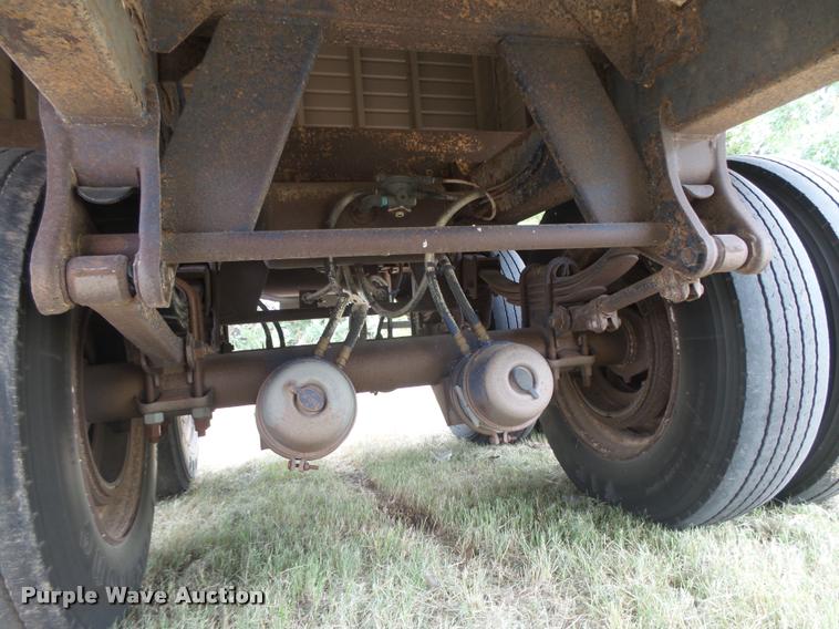 image for item DB2714 1996 Timpte double hopper bottom grain trailer