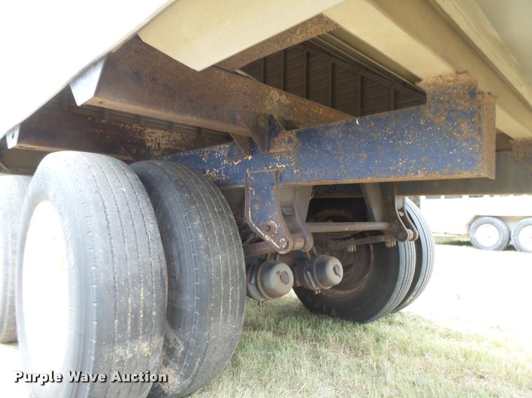 image for item DB2714 1996 Timpte double hopper bottom grain trailer