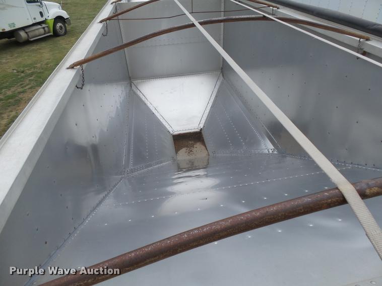 image for item DB2714 1996 Timpte double hopper bottom grain trailer