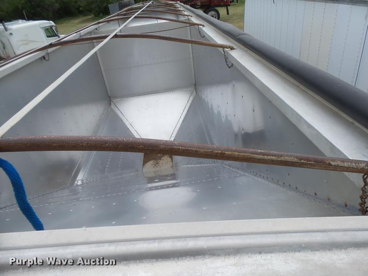 image for item DB2714 1996 Timpte double hopper bottom grain trailer