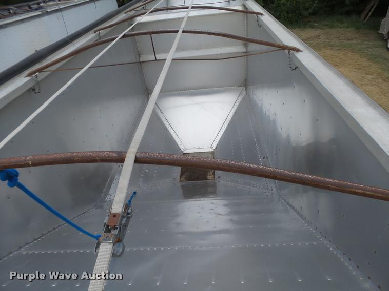 image for item DB2714 1996 Timpte double hopper bottom grain trailer