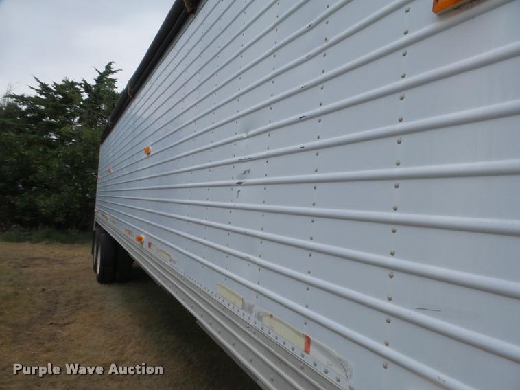 image for item DB2714 1996 Timpte double hopper bottom grain trailer