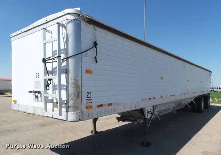 image for item DB2736 1995 Timpte double hopper bottom grain trailer