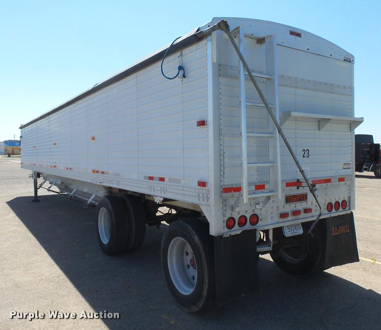 image for item DB2736 1995 Timpte double hopper bottom grain trailer