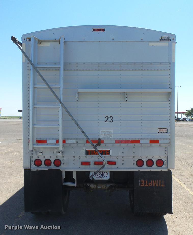 image for item DB2736 1995 Timpte double hopper bottom grain trailer