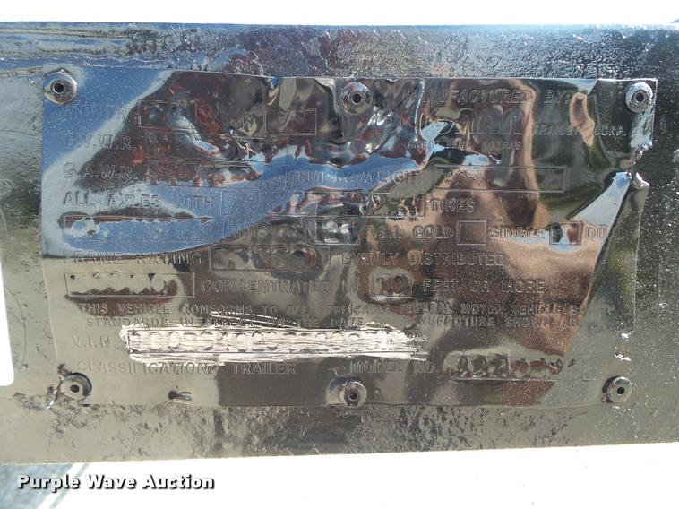 image for item DB7445 1996 Doonan drop deck trailer