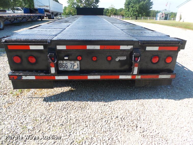 image for item DB7446 2001 Doonan drop deck trailer