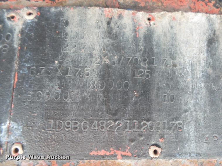 image for item DB7446 2001 Doonan drop deck trailer