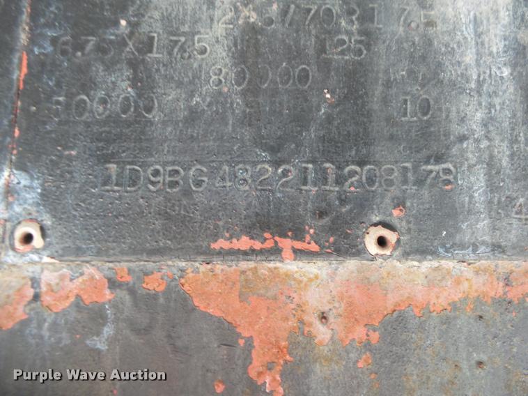 image for item DB7446 2001 Doonan drop deck trailer