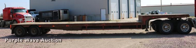 image for item DM9376 1981 Transcraft DTX-18-14 drop deck equipment trailer