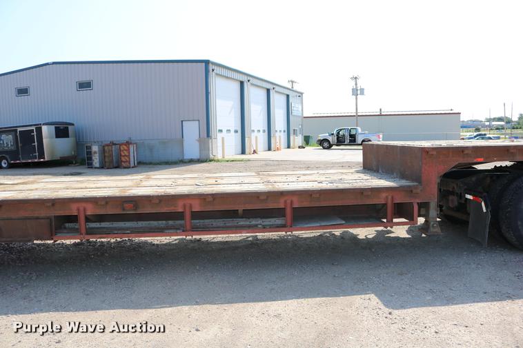 image for item DM9376 1981 Transcraft DTX-18-14 drop deck equipment trailer