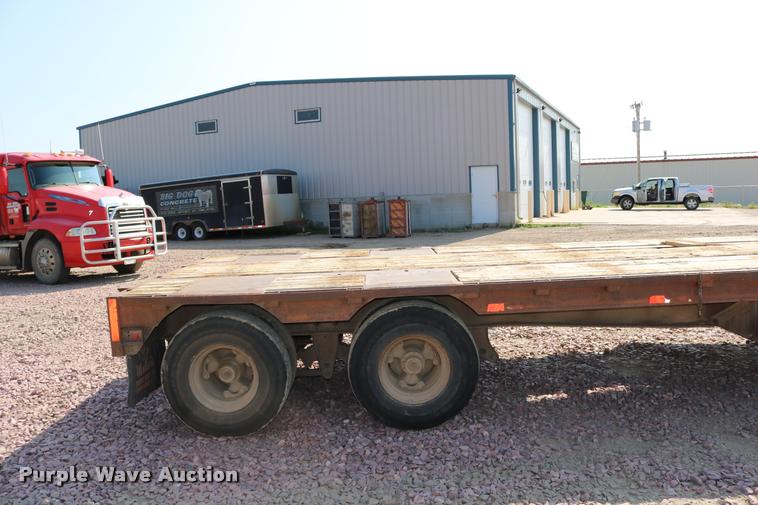 image for item DM9376 1981 Transcraft DTX-18-14 drop deck equipment trailer