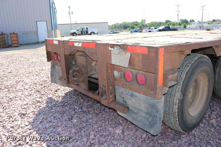 image for item DM9376 1981 Transcraft DTX-18-14 drop deck equipment trailer