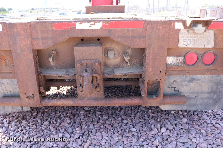 image for item DM9376 1981 Transcraft DTX-18-14 drop deck equipment trailer