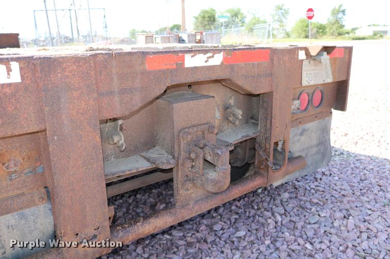 image for item DM9376 1981 Transcraft DTX-18-14 drop deck equipment trailer