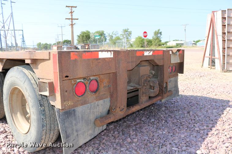 image for item DM9376 1981 Transcraft DTX-18-14 drop deck equipment trailer