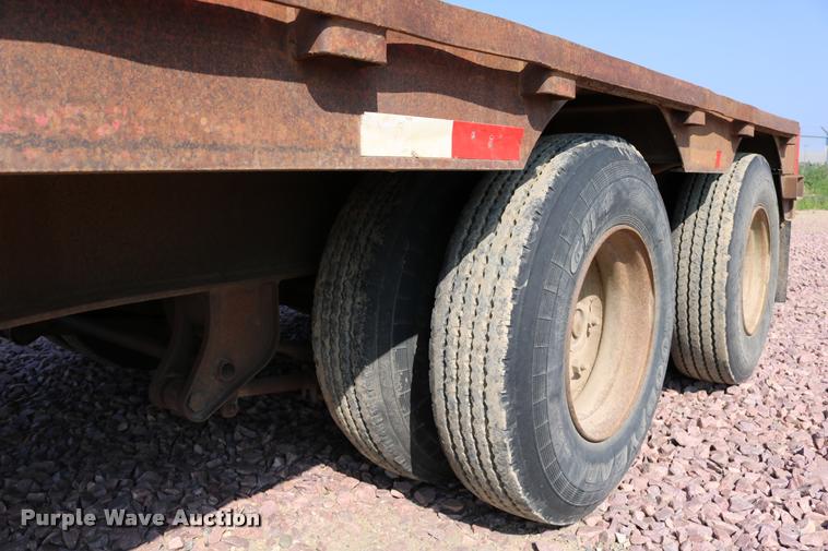 image for item DM9376 1981 Transcraft DTX-18-14 drop deck equipment trailer