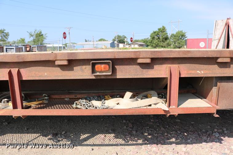 image for item DM9376 1981 Transcraft DTX-18-14 drop deck equipment trailer