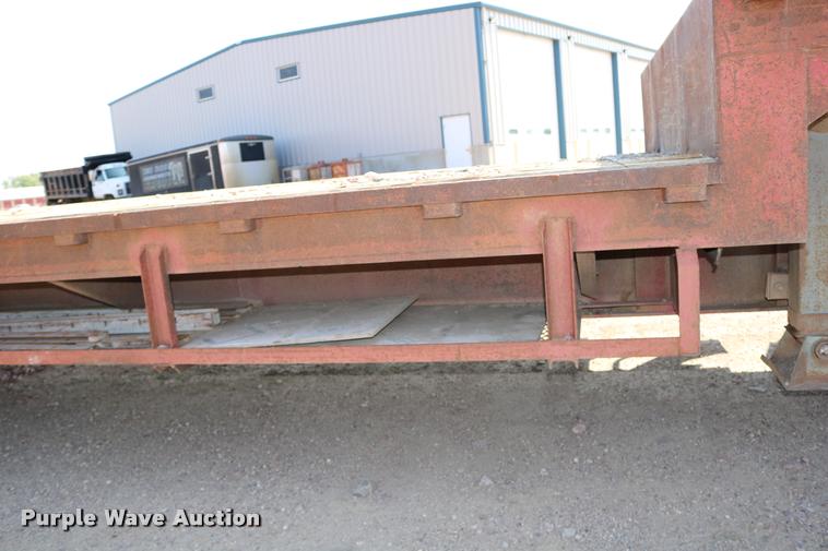 image for item DM9376 1981 Transcraft DTX-18-14 drop deck equipment trailer