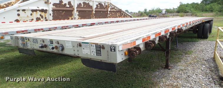 image for item L5625 2004 Wilson CF-900 flatbed trailer