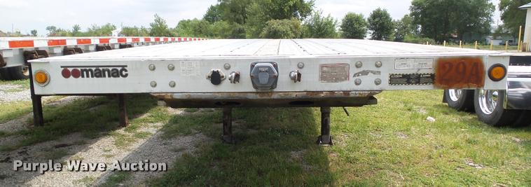 image for item L5627 2005 Manac AAF-48 flatbed trailer