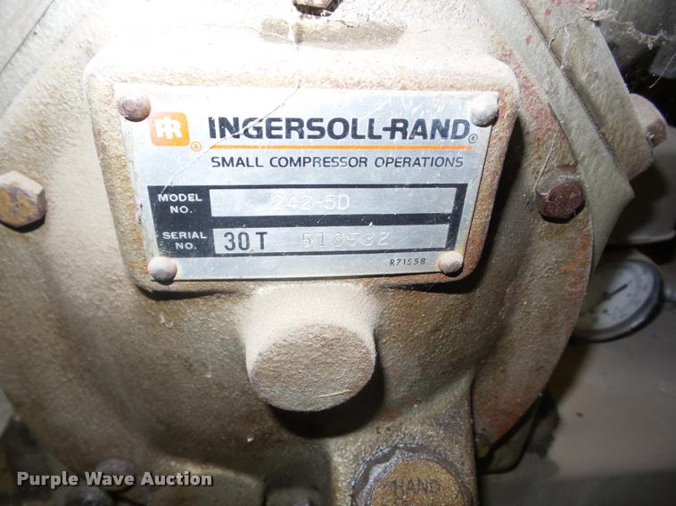 image for item BI9610 Ingersoll Rand T30 air compressor